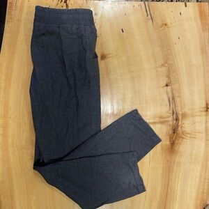 Prana large hemp blend pants casual blue grey lightweight summer drawstring